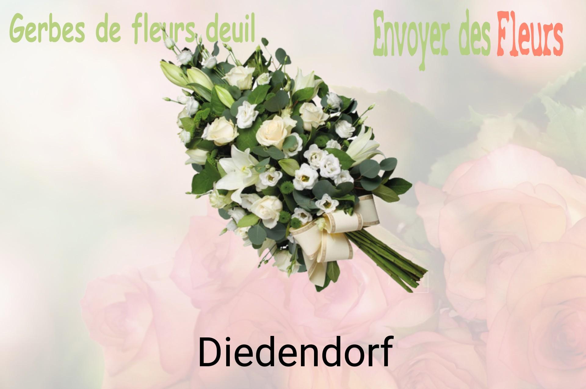 Gerbe de fleurs de deuil livrée à Diedendorf